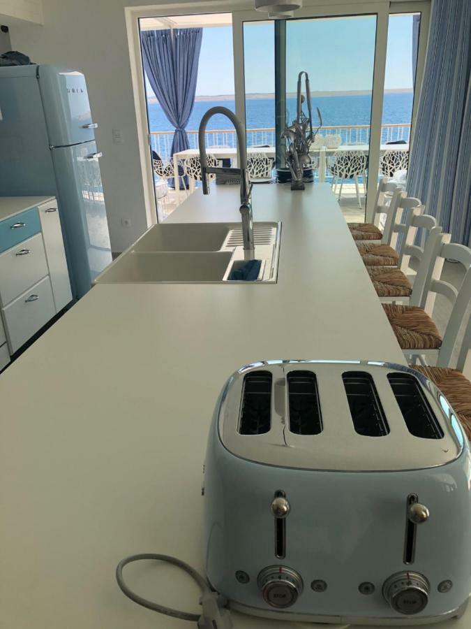 Villa Beline Direct Aan Zee, Verwarmd Zwembad En Sauna Tribanj-Kruscica Eksteriør billede