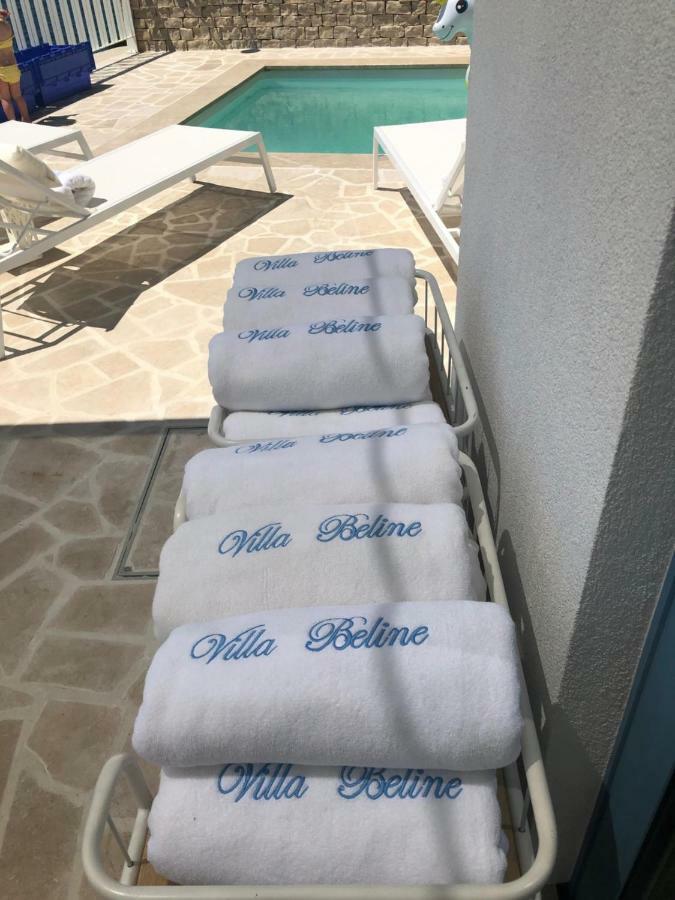 Villa Beline Direct Aan Zee, Verwarmd Zwembad En Sauna Tribanj-Kruscica Eksteriør billede