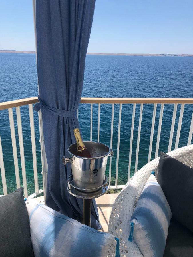 Villa Beline Direct Aan Zee, Verwarmd Zwembad En Sauna Tribanj-Kruscica Eksteriør billede